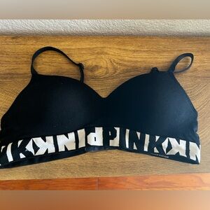 VS PINK black bralette size M